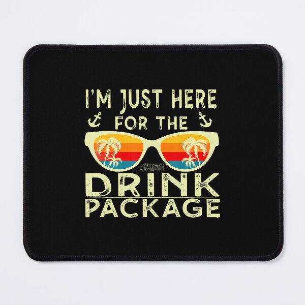 Item preview, Funny Cruise I'M Just Here For The Drink Package Small Black designed and sold by caiknelinex.