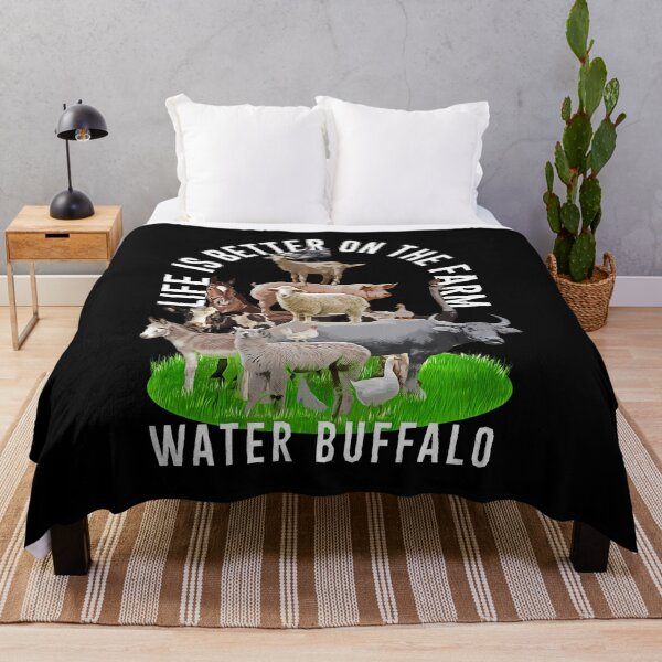 Item preview, Life Is Better On The Farm Water Buffalo Water Ox designed and sold by caiknelinex.