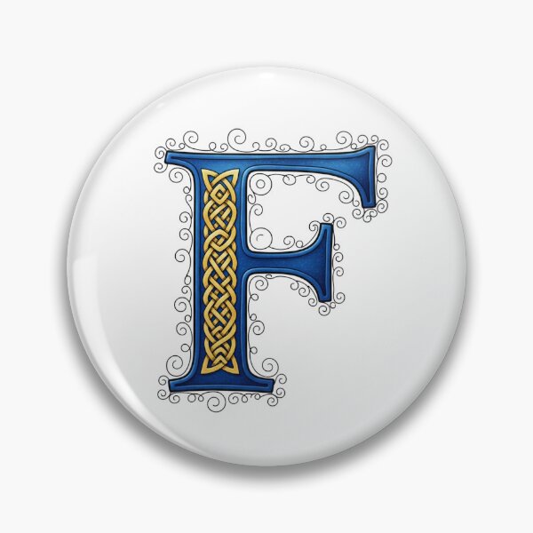 Item preview,  Golden Celtic Monogram Letter F(Custom Names Available - Contact Me) designed and sold by CelticSoulShop.