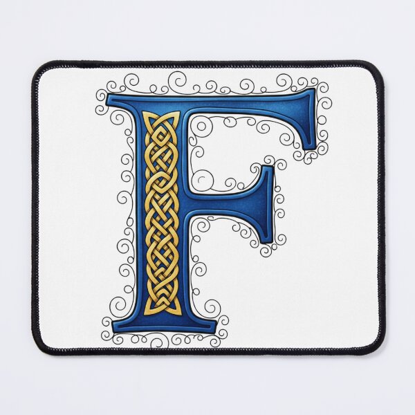 Item preview,  Golden Celtic Monogram Letter F(Custom Names Available - Contact Me) designed and sold by CelticSoulShop.