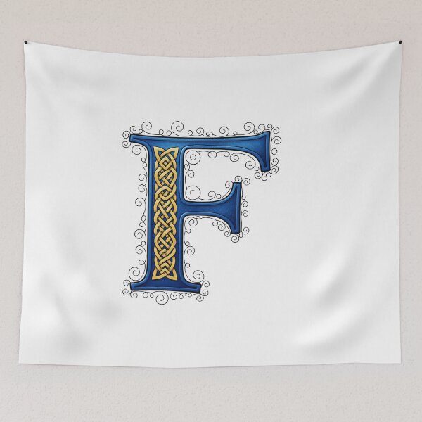 Item preview,  Golden Celtic Monogram Letter F(Custom Names Available - Contact Me) designed and sold by CelticSoulShop.