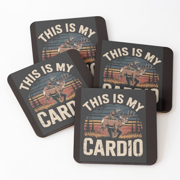 Item preview, This is My Cardio .Funny Deer Hunting Fitness T-Shirt designed and sold by Viktorio Art Shop.