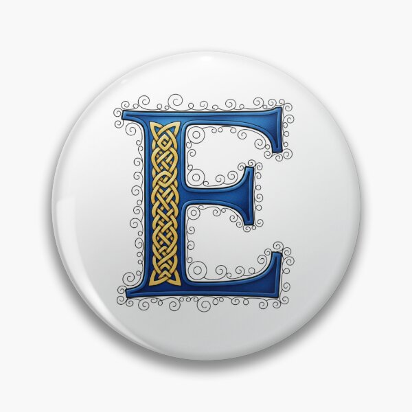 Item preview,  Golden Celtic Monogram Letter E(Custom Names Available - Contact Me) designed and sold by CelticSoulShop.