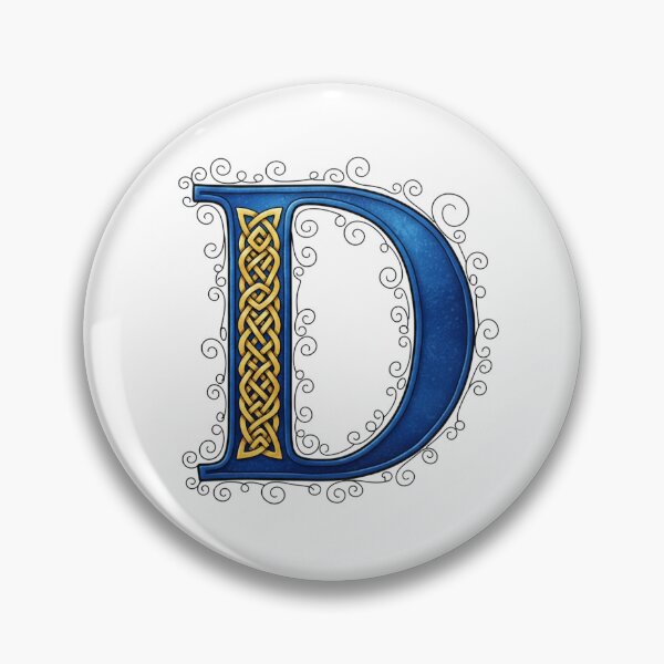 Item preview, Golden Celtic Monogram Letter D(Custom Names Available - Contact Me) designed and sold by CelticSoulShop.