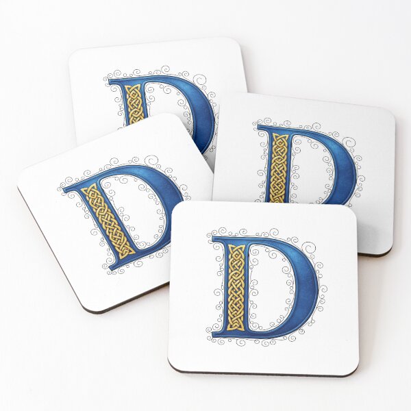 Item preview, Golden Celtic Monogram Letter D(Custom Names Available - Contact Me) designed and sold by CelticSoulShop.