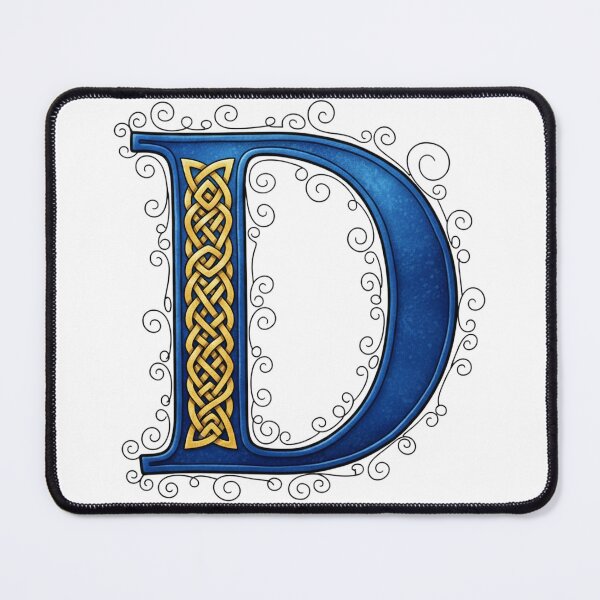 Item preview, Golden Celtic Monogram Letter D(Custom Names Available - Contact Me) designed and sold by CelticSoulShop.