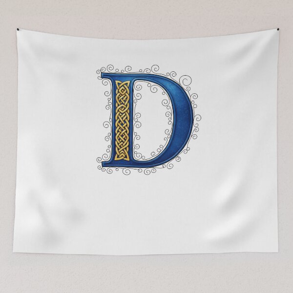 Item preview, Golden Celtic Monogram Letter D(Custom Names Available - Contact Me) designed and sold by CelticSoulShop.