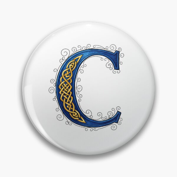 Item preview, Golden Celtic Monogram Letter C(Custom Names Available - Contact Me) designed and sold by CelticSoulShop.