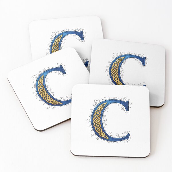Item preview, Golden Celtic Monogram Letter C(Custom Names Available - Contact Me) designed and sold by CelticSoulShop.