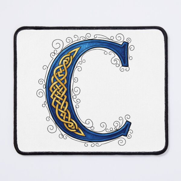 Item preview, Golden Celtic Monogram Letter C(Custom Names Available - Contact Me) designed and sold by CelticSoulShop.