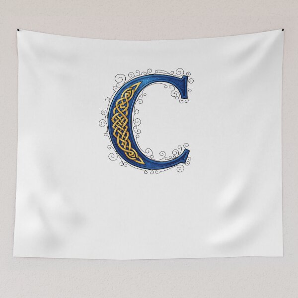 Item preview, Golden Celtic Monogram Letter C(Custom Names Available - Contact Me) designed and sold by CelticSoulShop.