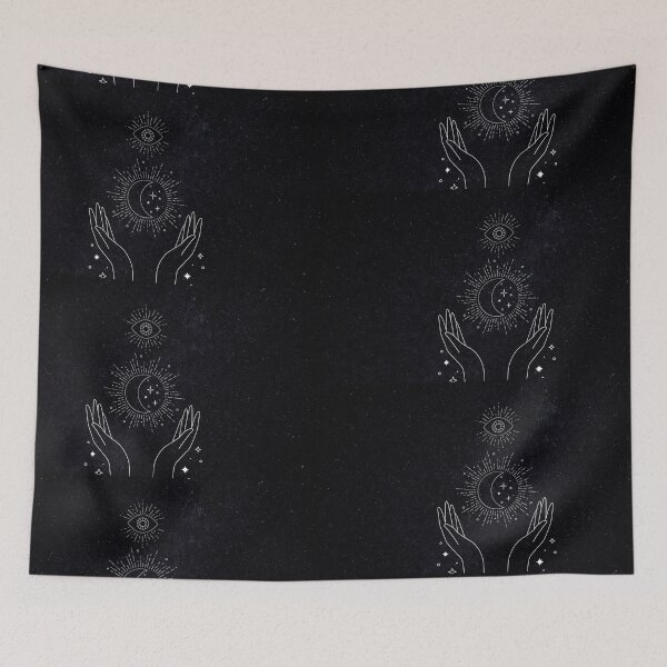 Item preview, Celestial Balance: Hands and Moon designed and sold by RevieusaR.