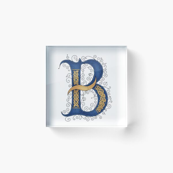 Item preview, Golden Celtic Monogram Letter B(Custom Names Available - Contact Me) designed and sold by CelticSoulShop.