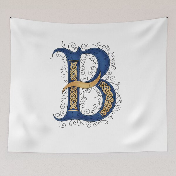 Item preview, Golden Celtic Monogram Letter B(Custom Names Available - Contact Me) designed and sold by CelticSoulShop.