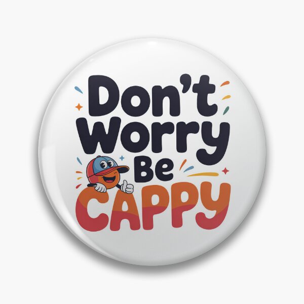 Item preview, Don't Worry Be Cappy, Cute And Motivational Quote, Cute Capybara designed and sold by graphic-genie.