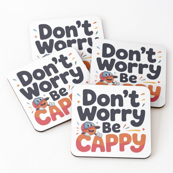 Item preview, Don't Worry Be Cappy, Cute And Motivational Quote, Cute Capybara designed and sold by graphic-genie.