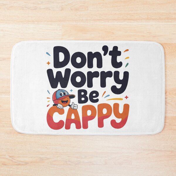 Item preview, Don't Worry Be Cappy, Cute And Motivational Quote, Cute Capybara designed and sold by graphic-genie.