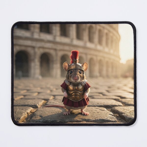 Item preview, Roman Mouse Centurion in Front of Coliseum designed and sold by Tridentulus.