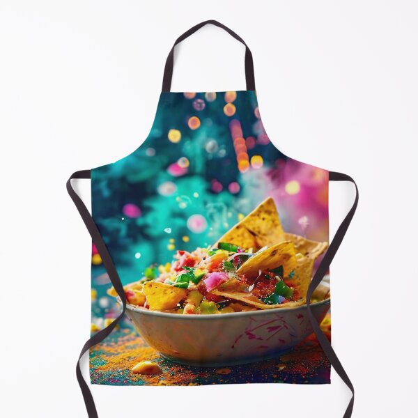 Item preview, Colorful nachos bowl with fantasy background designed and sold by Mianku | Für das Leben.