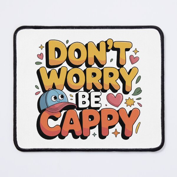 Item preview, Don't Worry Be Cappy, Cute And Motivational Quote, Cute Capybara designed and sold by graphic-genie.