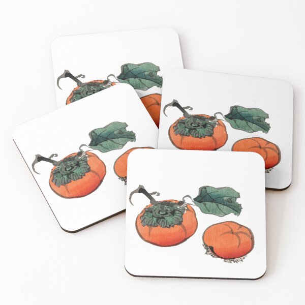 Item preview, "Persimmons" by the artist Kōno Bairei. designed and sold by emmadezine.