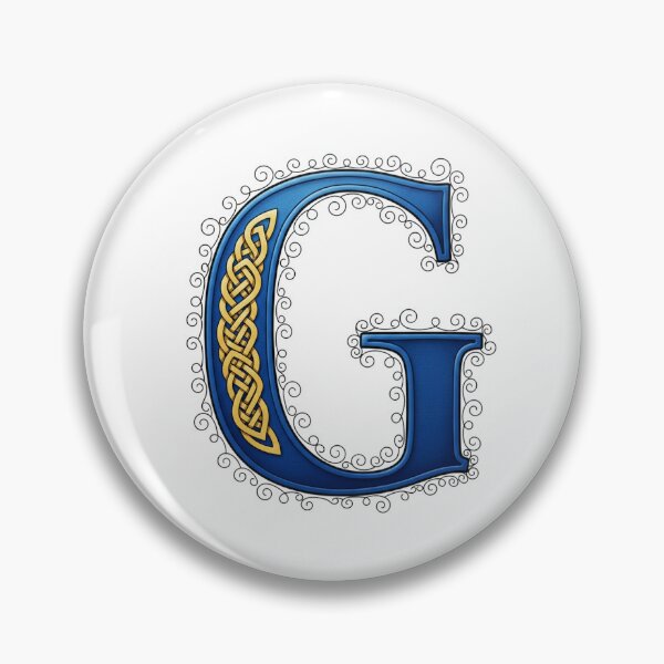 Item preview, Golden Celtic Monogram Letter G (Custom Names Available - Contact Me) designed and sold by CelticSoulShop.