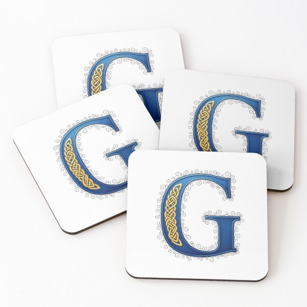 Item preview, Golden Celtic Monogram Letter G (Custom Names Available - Contact Me) designed and sold by CelticSoulShop.