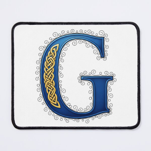 Item preview, Golden Celtic Monogram Letter G (Custom Names Available - Contact Me) designed and sold by CelticSoulShop.