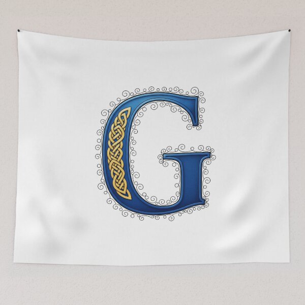 Item preview, Golden Celtic Monogram Letter G (Custom Names Available - Contact Me) designed and sold by CelticSoulShop.
