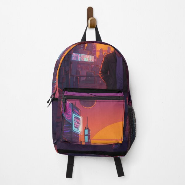 Item preview, Romantic Animated Couple in Synthwave Cyberpunk City 4 designed and sold by DreamWavePix.