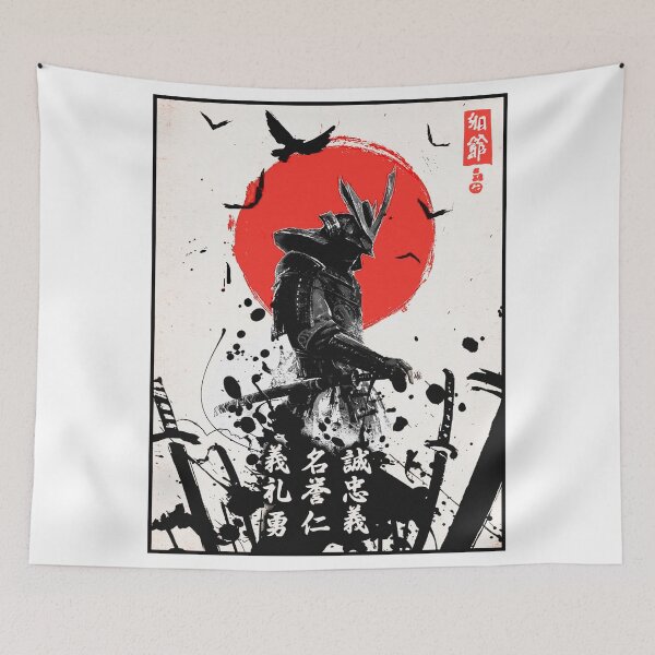 Item preview, Vaporwave Japanese Samurai Warrior  designed and sold by ShurikenStar.