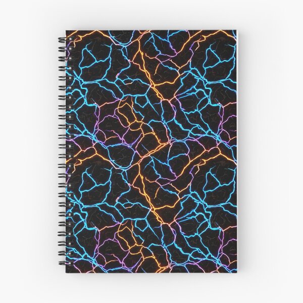 Item preview, Electric Neon Cracks designed and sold by Kaleidoscope Print.