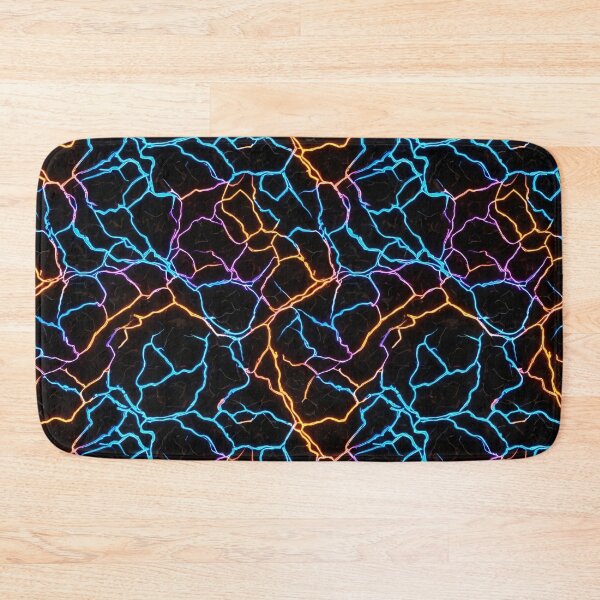 Item preview, Electric Neon Cracks designed and sold by Kaleidoscope Print.