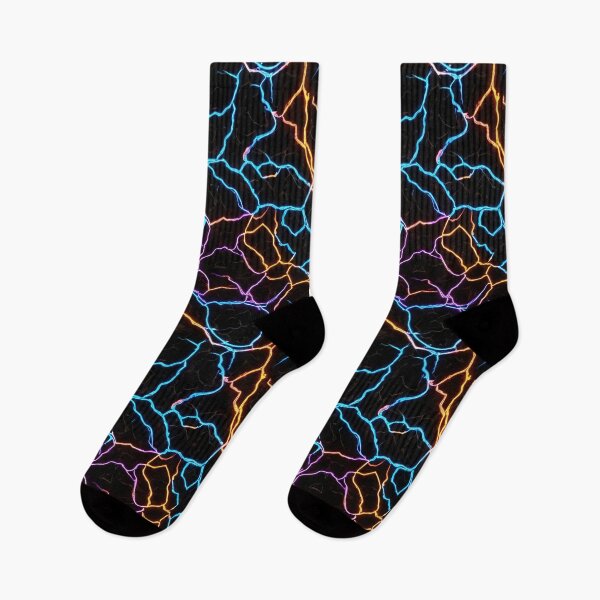 Item preview, Electric Neon Cracks designed and sold by Kaleidoscope Print.