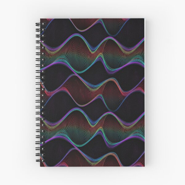 Item preview, Neon Waveform Ribbons designed and sold by Kaleidoscope Print.