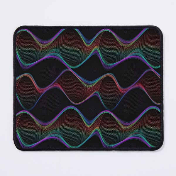 Item preview, Neon Waveform Ribbons designed and sold by Kaleidoscope Print.