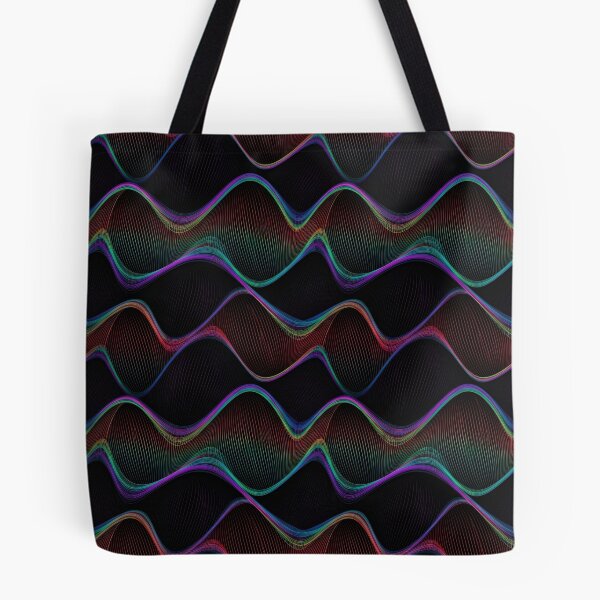 Item preview, Neon Waveform Ribbons designed and sold by Kaleidoscope Print.