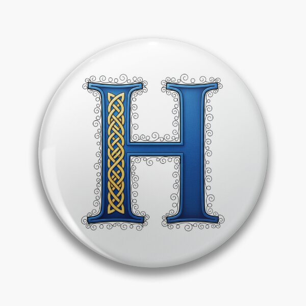 Item preview,  Golden Celtic Monogram Letter H(Custom Names Available - Contact Me) designed and sold by CelticSoulShop.