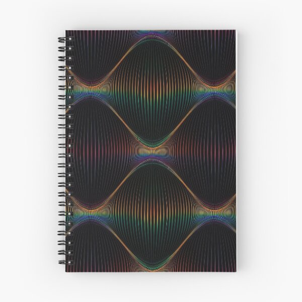Item preview, Rainbow Harmonic Waves designed and sold by Kaleidoscope Print.