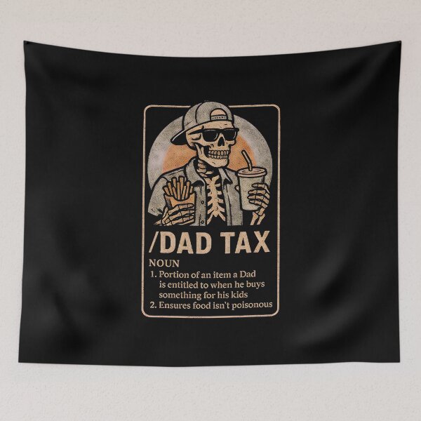 Item preview, Dad Tax Definition Vintage Skeleton Dad designed and sold by creativerooney.