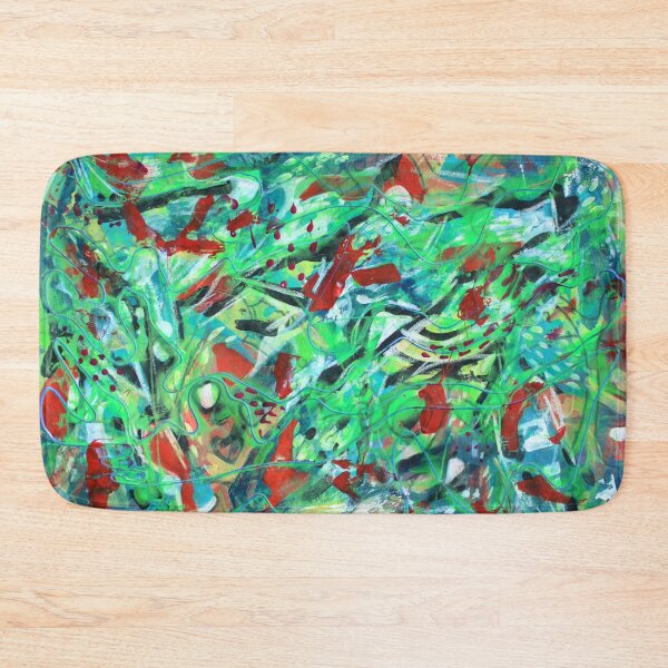 Item preview, 758. Vibrant Abstract Strawberry Fields designed and sold by Veera Zukova.