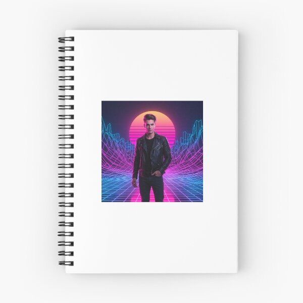 Artikelvorschau, Synthwave Junger Mann 4 entworfen und verkauft von DreamWavePix.