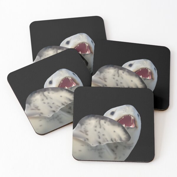 Item preview, Shocked Leopard Seal designed and sold by GivernyKate.