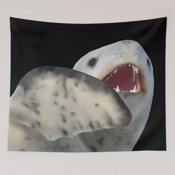 Item preview, Shocked Leopard Seal designed and sold by GivernyKate.