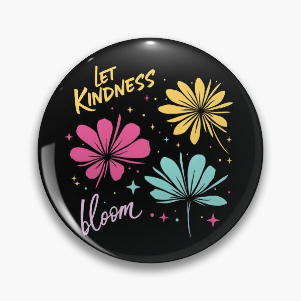 Item preview, Let Kindness Bloom T-Shirt, Be Cool Be Kind Retro Flower Shirt, Inspiration Women Shirt, Aesthetic Floral Kindness designed and sold by THREE LITTLE BEANS.