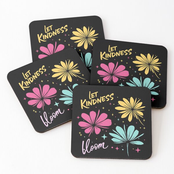 Item preview, Let Kindness Bloom T-Shirt, Be Cool Be Kind Retro Flower Shirt, Inspiration Women Shirt, Aesthetic Floral Kindness designed and sold by THREE LITTLE BEANS.