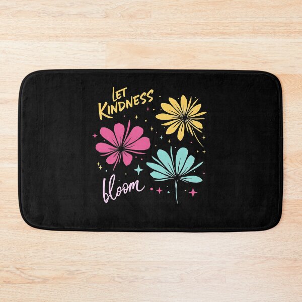 Item preview, Let Kindness Bloom T-Shirt, Be Cool Be Kind Retro Flower Shirt, Inspiration Women Shirt, Aesthetic Floral Kindness designed and sold by THREE LITTLE BEANS.