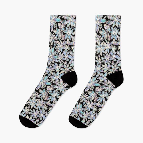 Item preview, Opal Floral Scatter designed and sold by Kaleidoscope Print.