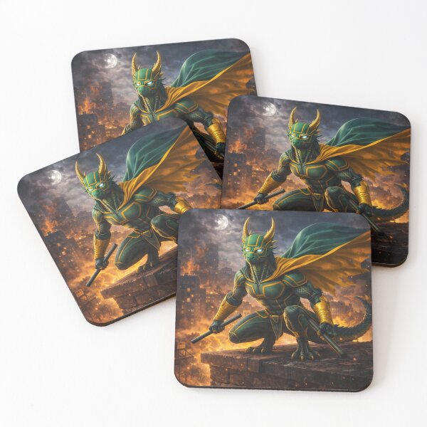 Item preview, Street Fury Vigilante Dragon – Superhero Dragon Heroes Art designed and sold by EpicDragons-.