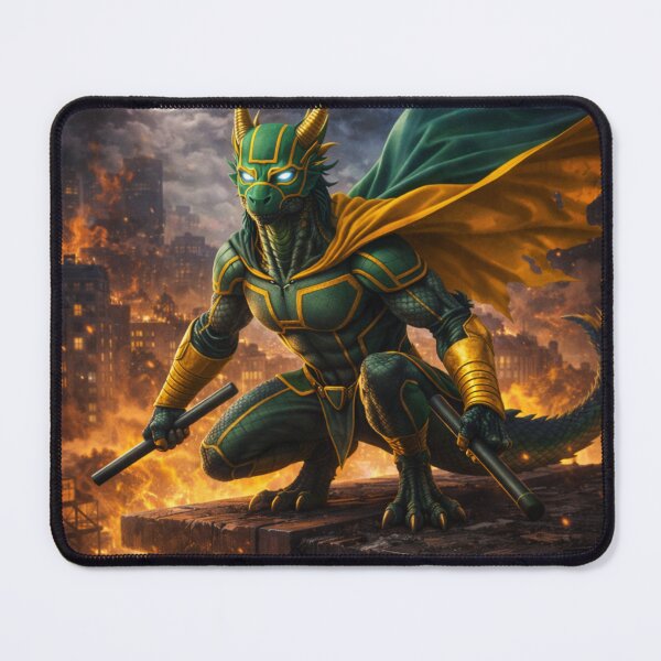 Item preview, Street Fury Vigilante Dragon – Superhero Dragon Heroes Art designed and sold by EpicDragons-.